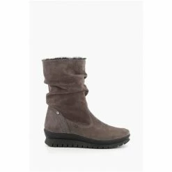 Dune London Grey Rafikii Water Resistant Faux Fur Boots -Dune London Sales unnamed file 2239