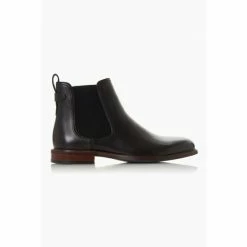 Alternative view of Dune London Character Black Leather Chelsea Boots