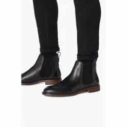 Dune London Character Black Leather Chelsea Boots -Dune London Sales unnamed file 2244