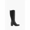 Dune London Taxie Classic Black Block Heel Boots -Dune London Sales unnamed file 2246