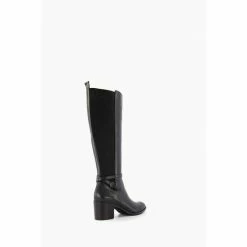 Dune London Taxie Classic Black Block Heel Boots 10 Dune London Taxie Classic Black Block Heel Boots -Dune London Sales unnamed file 2248