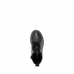 Dune London Girls Leather Tracker Sole Lace Up Biker Black Boots -Dune London Sales unnamed file 2255