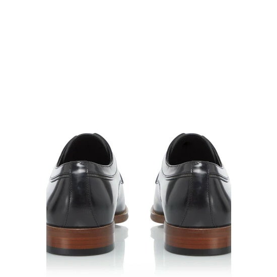 Dune London Black Sparrows Smart Gibson Shoes 6 Dune London Black Sparrows Smart Gibson Shoes - Image 4