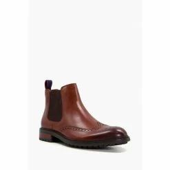 Alternative view of Dune London Natural Check Brogue Chelsea Boots