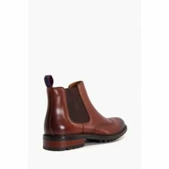 Dune London Natural Check Brogue Chelsea Boots -Dune London Sales unnamed file 2266
