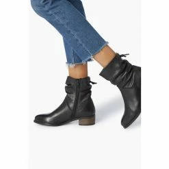 Dune London Pagerss Ruched Side Zip Ankle Boots -Dune London Sales unnamed file 2274