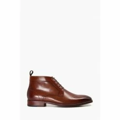 Dune London Brown Mall Natural Sole Chukka Boots