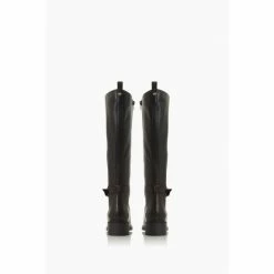 Dune London Torent T Black Buckled Knee High Boots -Dune London Sales unnamed file 2283