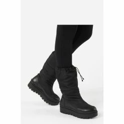 Dune London Black Remmie Padded Nylon Wedge Boots 13 Dune London Black Remmie Padded Nylon Wedge Boots -Dune London Sales unnamed file 2296