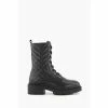 Dune London Paynter Quilt Detail Black Biker Boots -Dune London Sales unnamed file 2308
