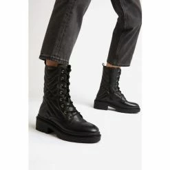 Dune London Paynter Quilt Detail Black Biker Boots -Dune London Sales unnamed file 2312