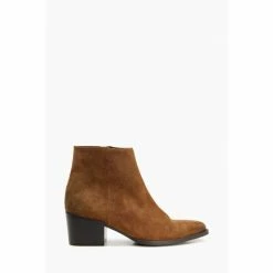 Dune London Patten Pointed Western Brown Boots