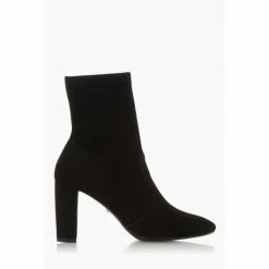 Dune London Optical Stretch Sock Ankle Boots