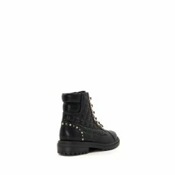 Dune London Girls Embellished Quilted Leather Biker Black Boots -Dune London Sales unnamed file 2340