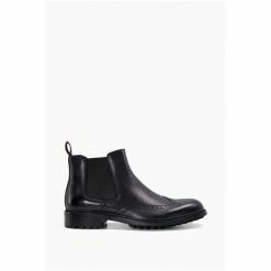 Dune London Check Brogue Chelsea Black Boots -Dune London Sales unnamed file 2351