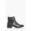 Dune London Piros T Black Buckle Strap Ankle Boots -Dune London Sales unnamed file 2352