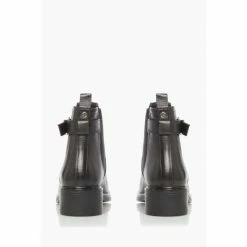 Dune London Piros T Black Buckle Strap Ankle Boots -Dune London Sales unnamed file 2354