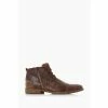 Dune London Captains Double Toe Cap Detail Leather Brown Boots -Dune London Sales unnamed file 2371