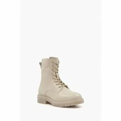 Dune London Natural Penelopie Cleated Lace Up Boots -Dune London Sales unnamed file 2379