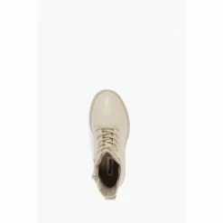 Dune London Natural Penelopie Cleated Lace Up Boots -Dune London Sales unnamed file 2380