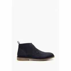 Dune London Blue Cash Lace Up Desert Boots