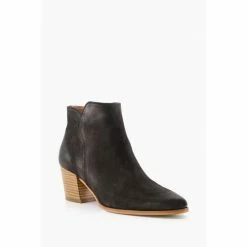 Dune London Parlour Black Cropped Western Ankle Shoes -Dune London Sales unnamed file 2390