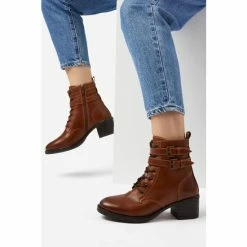 Dune London Brown Wf Paxan Buckle Detail Heeled Boots 13 Dune London Brown Wf Paxan Buckle Detail Heeled Boots -Dune London Sales unnamed file 2398