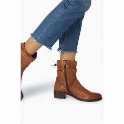 Dune London Brown Wf Paxan Buckle Detail Heeled Boots 14 Dune London Brown Wf Paxan Buckle Detail Heeled Boots -Dune London Sales unnamed file 2399