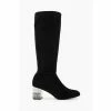 Dune London Black Stargazer Jewel Heel Stretch High Boots 2 Dune London Black Stargazer Jewel Heel Stretch High Boots -Dune London Sales unnamed file 2401
