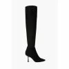 Dune London Black Sibella Flare Heel High Leg Boots 2 Dune London Black Sibella Flare Heel High Leg Boots -Dune London Sales unnamed file 2407