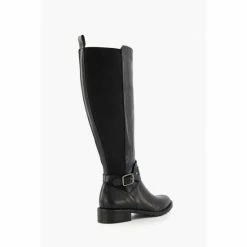 Alternative view of Dune London Treasury Harness Detail Black High Boots