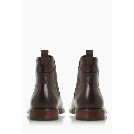 Dune London Brown Character Casual Chelsea Boots 6 Dune London Brown Character Casual Chelsea Boots - Image 4