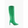 Dune London Spice Green Pointed Stiletto Knee High Heeled Boots 2 Dune London Spice Green Pointed Stiletto Knee High Heeled Boots -Dune London Sales unnamed file 2430