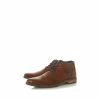 Dune London Chigwell Tan Brown Leather Metal Eye Chukka Boots -Dune London Sales unnamed file 2435