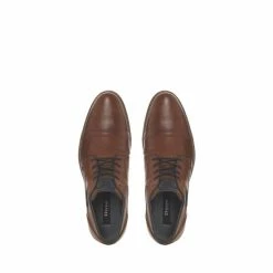 Dune London Chigwell Tan Brown Leather Metal Eye Chukka Boots 9 Dune London Chigwell Tan Brown Leather Metal Eye Chukka Boots -Dune London Sales unnamed file 2437