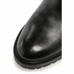 Dune London Trafalgar T Black Buckle Strap Mid Calf Boots -Dune London Sales unnamed file 2442