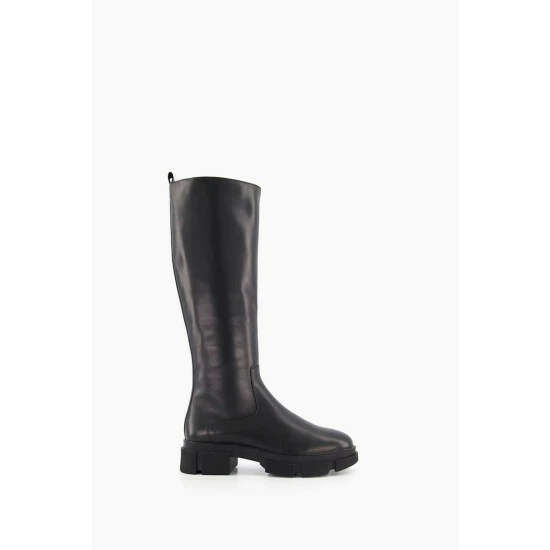 Dune London Black Tapioca High Leg Monster Sole Boots 3 Dune London Black Tapioca High Leg Monster Sole Boots