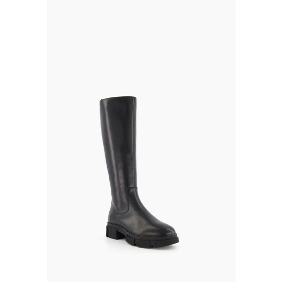 Dune London Black Tapioca High Leg Monster Sole Boots 4 Dune London Black Tapioca High Leg Monster Sole Boots - Image 2