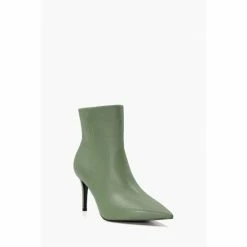Alternative view of Dune London Green Oliyah Pointed Ankle Boots