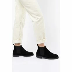 Dune London Pedal T Warm Lined Chelsea Black Boots -Dune London Sales unnamed file 2472