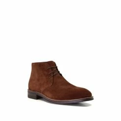 Alternative view of Dune London Maloney Brown Sole Suede Chukka Boots
