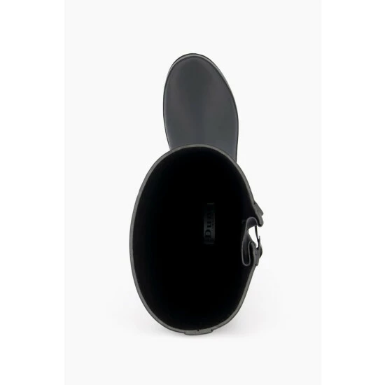 Dune London Reid Black Calf Wellie Boots 6 Dune London Reid Black Calf Wellie Boots - Image 4