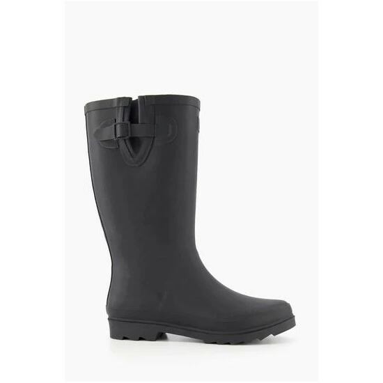 Dune London Reid Black Calf Wellie Boots 7 Dune London Reid Black Calf Wellie Boots - Image 5
