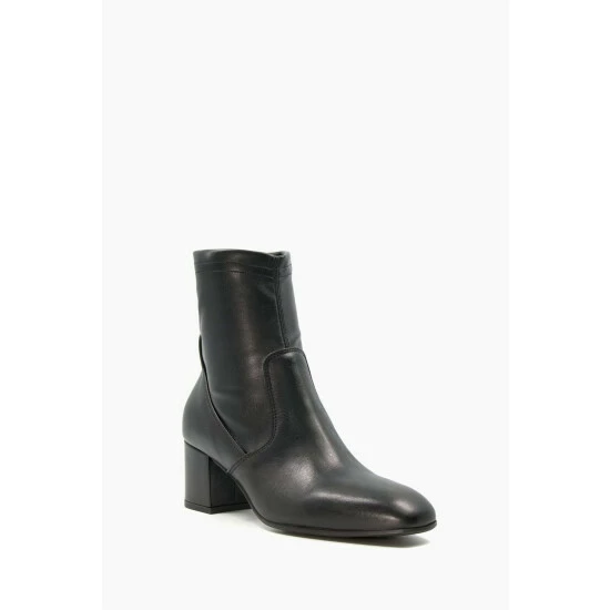 Dune London Olsen Soft Stretch Ankle Black Boots 4 Dune London Olsen Soft Stretch Ankle Black Boots - Image 2