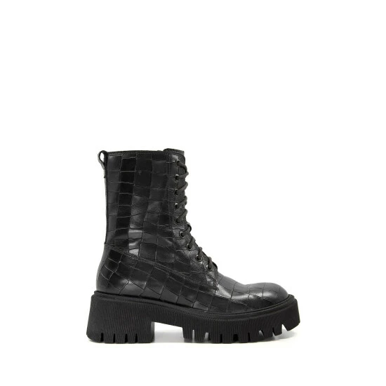 Dune London Black Play Tractor Sole Lace Up Shoes 3 Dune London Black Play Tractor Sole Lace Up Shoes