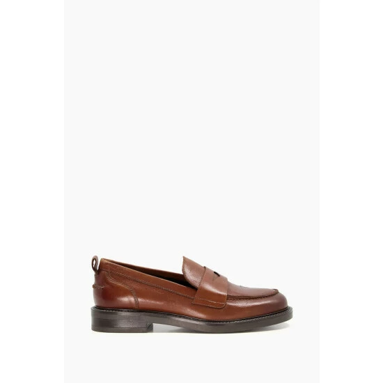 Dune London Geeno Tan Brown Classic Penny Loafers 3 Dune London Geeno Tan Brown Classic Penny Loafers
