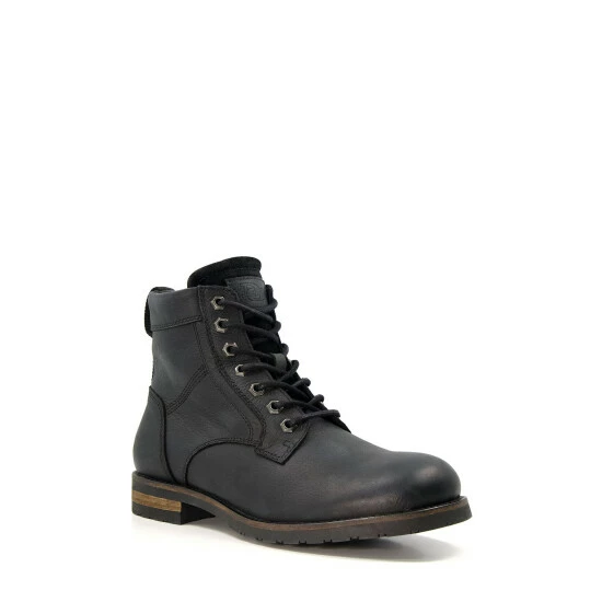 Dune London Cromford Plain Toe Stitch Black Deta Boots 4 Dune London Cromford Plain Toe Stitch Black Deta Boots - Image 2