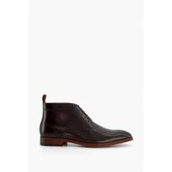 Dune London Brown Mall Natural Sole Chukka Boots