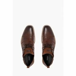 Dune London Brown Capitals Casual Zip Detail Lace Up Boots -Dune London Sales unnamed file 2544