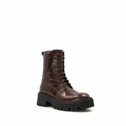 Alternative view of Dune London Brown Play Tractor Sole Lace Up Boots